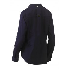 Bisley Stretch V-Neck Shirt Navy