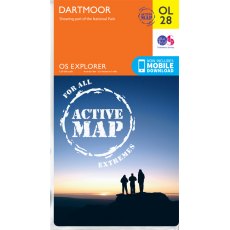 OS Explorer 28 Dartmoor Active