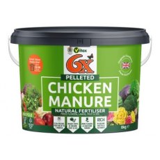 Vitax 6x Pelleted Chicken Manure 8kg