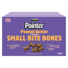 Pointer Small Peanut Butter Flavour Bones 10kg