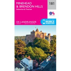 OS Landranger 181 Minehead & Brendon Hills