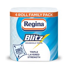 Regina Blitz Household Towel 4 Pack