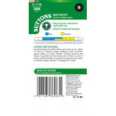 Suttons Action Beetroot F1 Seeds
