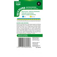 Suttons Microgreens Broccoli Green Sprouting Seeds