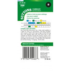 Suttons Red Drumhead Cabbage Seeds