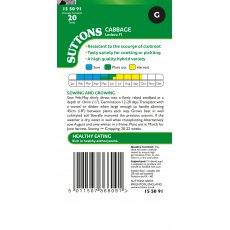 Suttons Lodero Red Cabbage F1 Seeds