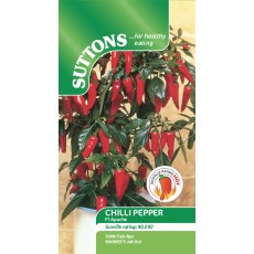 Suttons Chilli Pepper Apache F1 Seeds