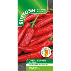 Suttons Chilli Pepper De Cayenne Seeds