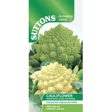 Suttons Cauliflower Romanesco White & Green Seeds