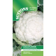 Suttons Cauliflower Successional Harvest Mix F1 Seeds