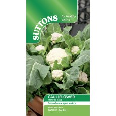 Suttons Cauliflower F1 Multihead Seeds