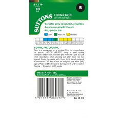 Suttons Cornichon Vert Petit De Paris Seeds