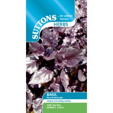 Herb Basil Round Midnight Seeds