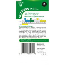 Suttons Brussels Sprouts Flower Sprout Mix Seeds