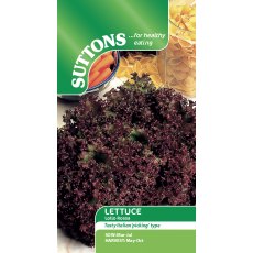 Suttons Lettuce Lollo Rossa Seeds