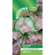 Suttons Lettuce Red Iceberg Seeds