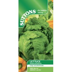Suttons Lettuce Webbs Wonderful Seeds