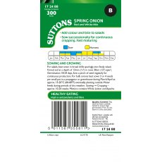 Suttons Spring Onion Red & White Mix Seeds