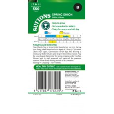 Suttons Spring Onion White Lisbon Seeds