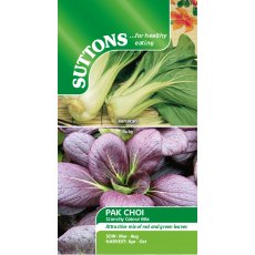 Suttons Pak Choi Crunchy Colour Mix Seeds