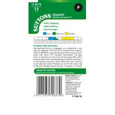 Suttons Squash F1 Butternut Hunter Seeds