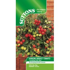 Suttons Hanging Basket Tomato Tumbling Tom Red Seeds
