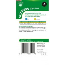 Suttons Fenugreek Shoots Seeds