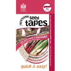 Seed Tape Spring Onion Red & White Mix Seeds