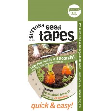 Suttons Seed Tape Successional Harvest Carrot Seeds