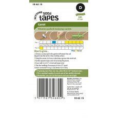Suttons Seed Tape Successional Harvest Carrot Seeds