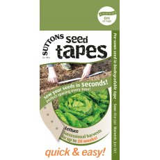 Suttons Seed Tape Successional Harvest Lettuce Seeds