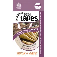 Suttons Seed Tape Parsnip Tender & True 6m Seeds