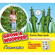 Suttons Fun To Grow Runner Bean Grow A Whopper Seeds