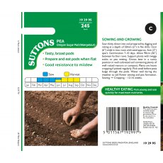 Suttons Pea Oregon Sugar Pod Mangetout Seeds