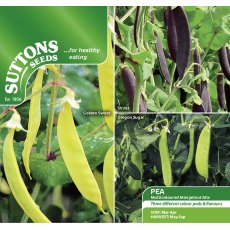 Pea Mangetout Multicolour Mix Seeds