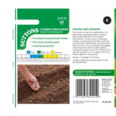 Suttons Climbing French Bean Colour Mix Seeds