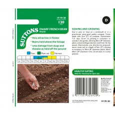 Suttons Dwarf French Bean Mistik Seeds