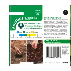 Suttons Runner Bean St George Seeds