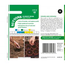 Suttons Runner Bean Super Trio Mix Seeds