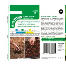 Suttons Runner Bean Butter Bean Czar Seeds