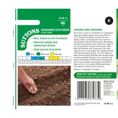 Suttons Edamame Soya Bean Green Shell Seeds
