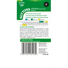 Suttons Lettuce Butterhead Brighton Seeds