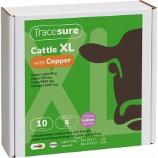 Tracesure Cattle XL With Copper 10 Pack