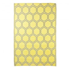 Honeycomb Print Garden Carpet