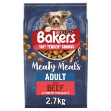 Bakers Adult Meaty Meals Beef 2.7kg