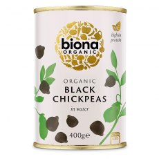 Biona Organic Black Chickpeas 400g