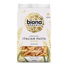 Biona Organic White Penne Pasta 500g