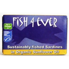 Fish4Ever Whole Sardines In Sunflower Oil
