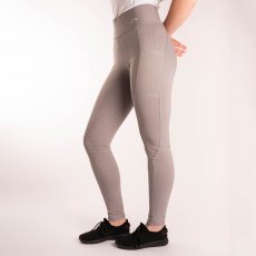 Gallop Denim Look Riding Tights Grey