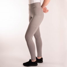 Gallop Denim Look Riding Tights Grey